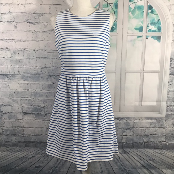 J. Crew Dresses & Skirts - J.Crew Striped Dress Sz M (L33)